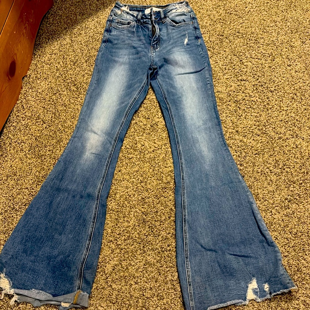 Flared jeans